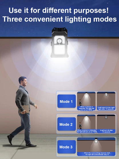 🌿 Solar clip light with motion sensor – 🔥Buy 2 now, get 1 free! Perfect for gardens, balconies, and patios! 🏡✨