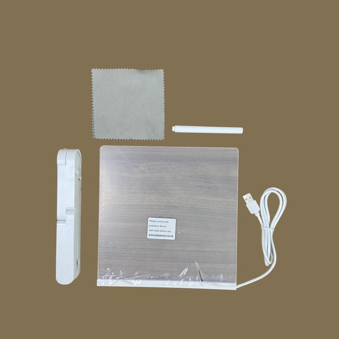 🔥Christmas Sale  49% OFF🎄 - 🎨 LED Note Board with Colored Pens🖌