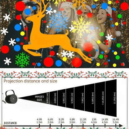 LED Christmas Projection Lamp