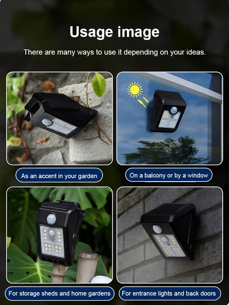 🌿 Solar clip light with motion sensor – 🔥Buy 2 now, get 1 free! Perfect for gardens, balconies, and patios! 🏡✨